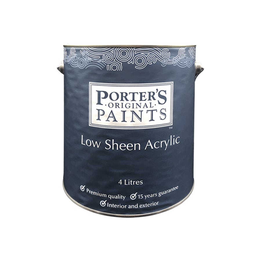 Porter's Paints Low Sheen Acrylic Standard 4L